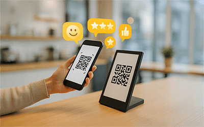 Illustration: Sterne.io Terminal sammelt Bewertungen
